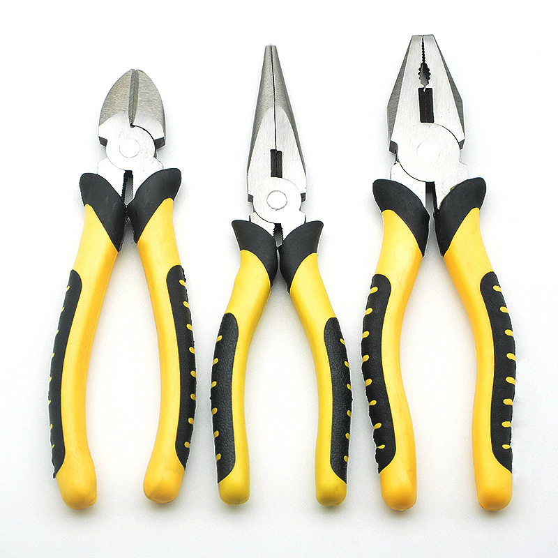 Multi Tool Plier - 8インチ工業用ワイヤーカットペンチ - 高硬度ニードルノーズ＆斜めペンチセット、多機能ツールコレクション