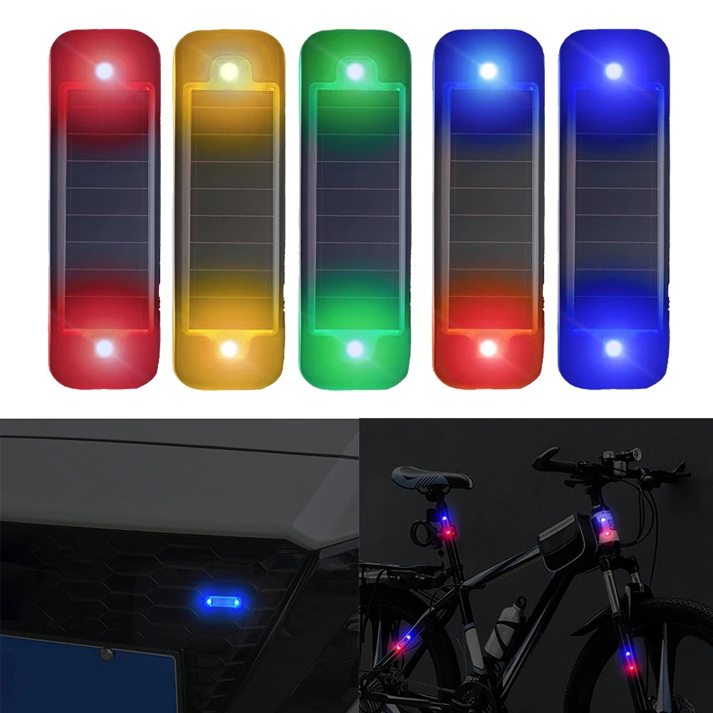 Sos Light Strobe - LED 太陽光発電車の警告灯夜間セキュリティ模擬警報ワイヤレス盗難防止注意ランプ点滅ダミー警報ランプ