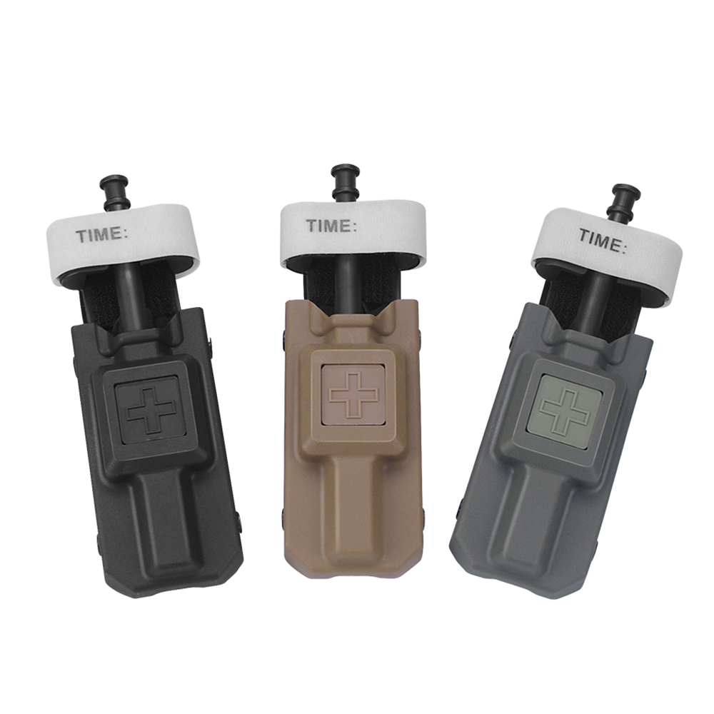 Bivy Bag Emergency - 戦術的な止血帯収納ボックスバッグ EDC MOLLE 医療パッケージ屋外緊急止血帯応急処置サバイバルキット