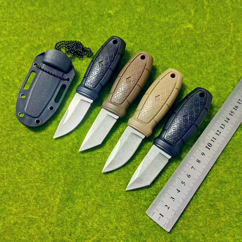 Bushcraft Knife Fixed - 5CRブレードフィールドアウトドアナイフ固定刃ナイフキャンプ用携帯鞘付き釣りナイフEDCポケットナイフ耐腐食性