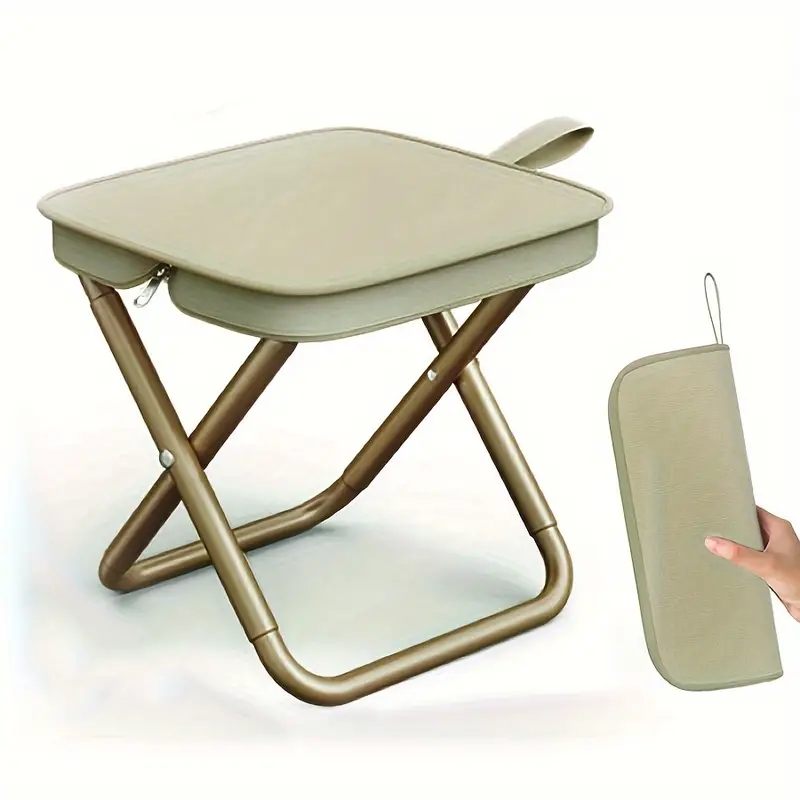 Fishing Kit Compact - 屋外折りたたみ筆箱小さなスツールポケットスツールポータブル釣りスツールキャンプ旅行レジャーハンドバッグ椅子