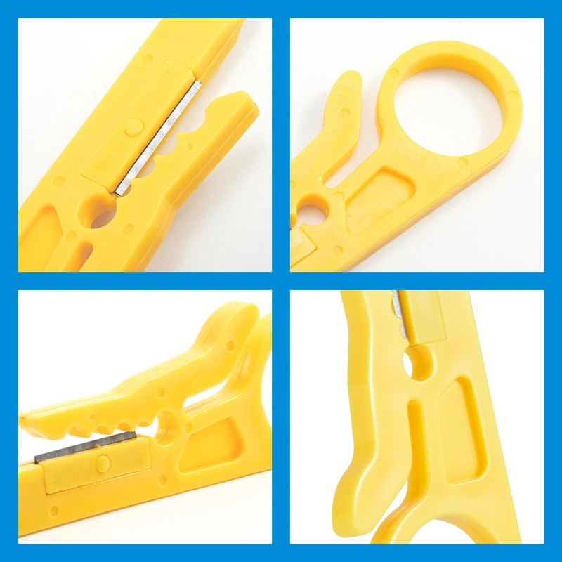 Multi Tool Plier - ケーブルストリッパーワイヤーカッター圧着工具マルチストリッパーナイフ圧着ペンチミニポータブル電線剥離器電気ストレートプライヤー
