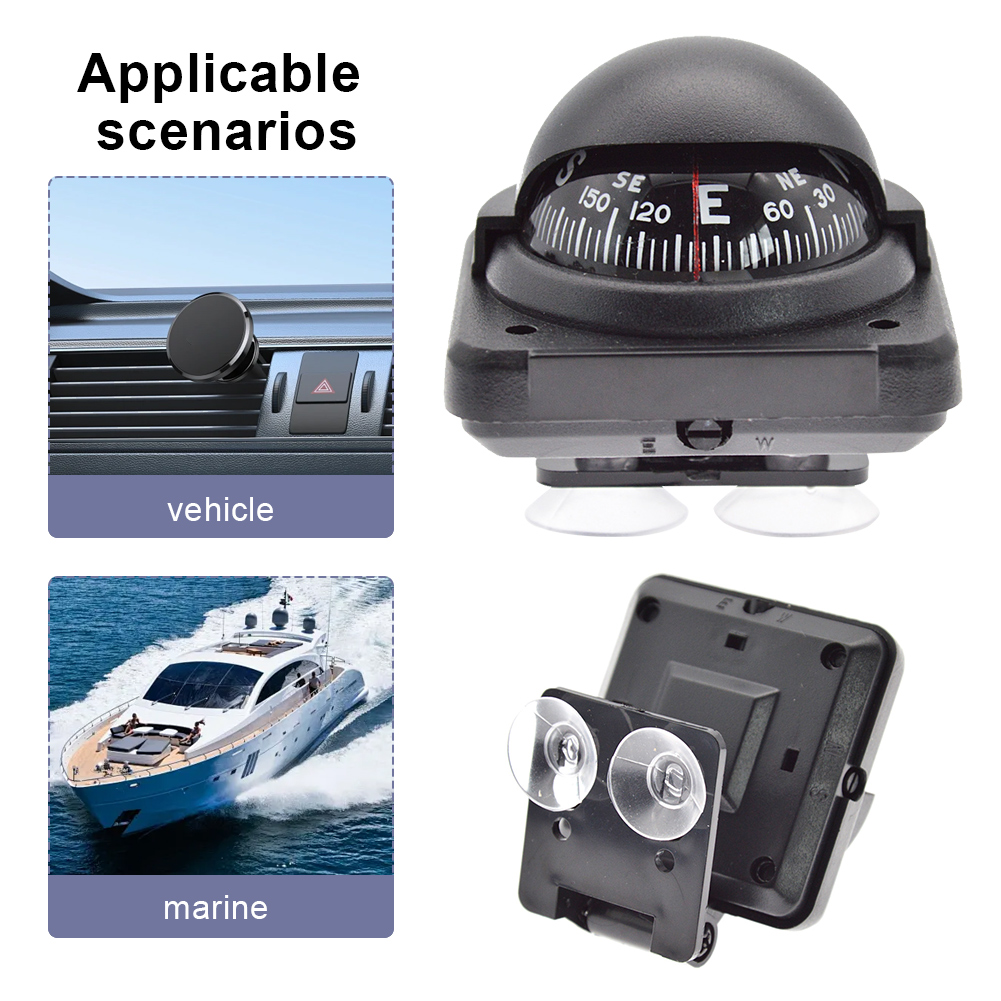 Compass Lensatic - ナビゲーション磁気コンパス多機能デジタルマリンボイジャーカーダッシュボードコンパス車用船舶ボートキャラバントラック用