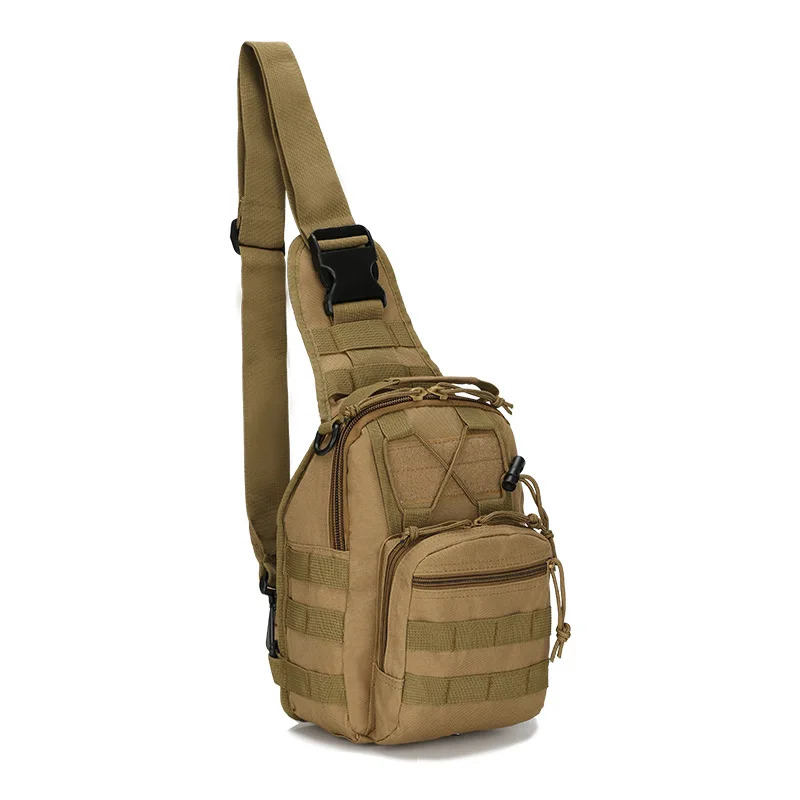 多機能戦術スリングバックパックハイキングスポーツモールキャン - Fishing Kit Compact のレビューと価格