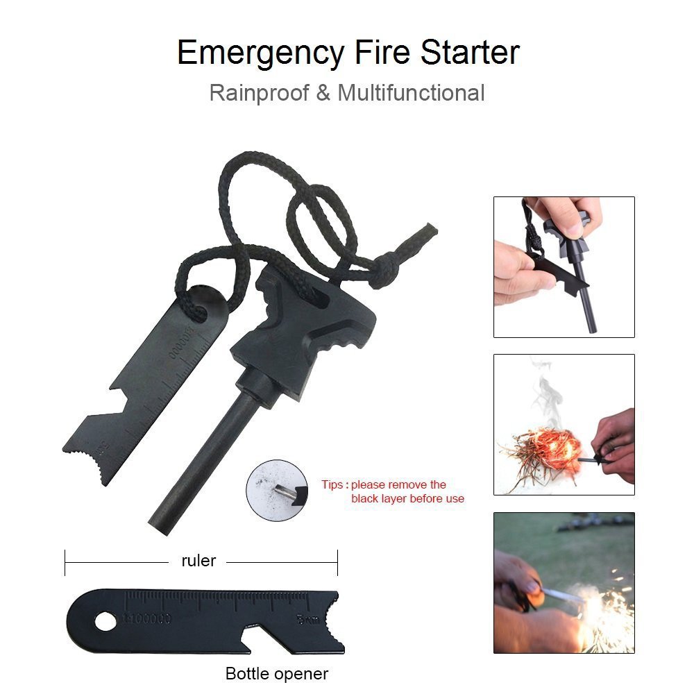 ホンルイDIYコンパクトポータブル耐衝撃サバイバルギア緊急ツ - Fishing Kit Compact のレビューと価格