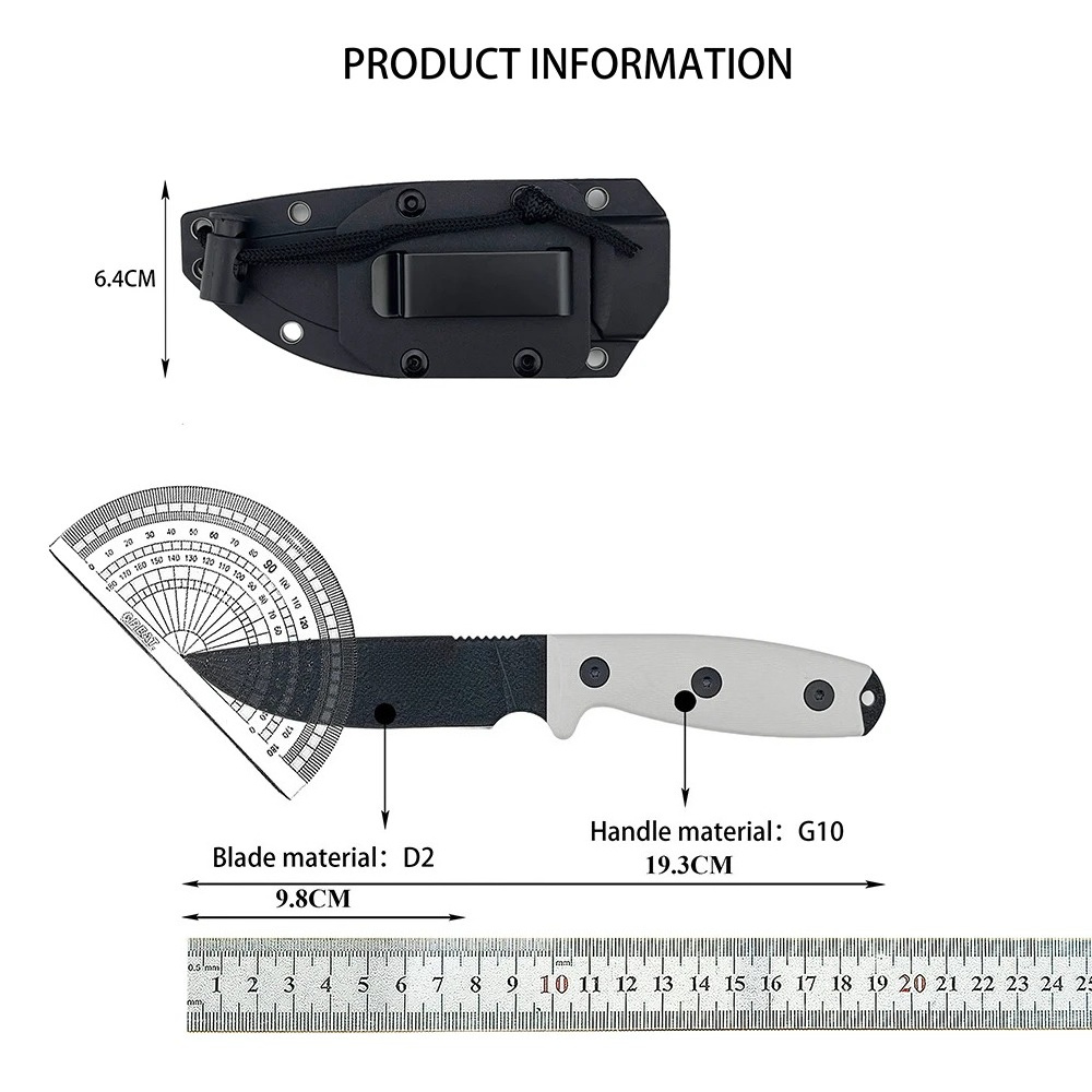 ポケットジャングルアドベンチャー クライミングツール 高硬度 - Bushcraft Knife Fixed のレビューと価格
