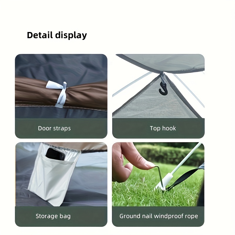 アウトドアキャンプポータブル折りたたみテント、荒野キャンプ用 - Emergency Mylar Tent のレビューと価格
