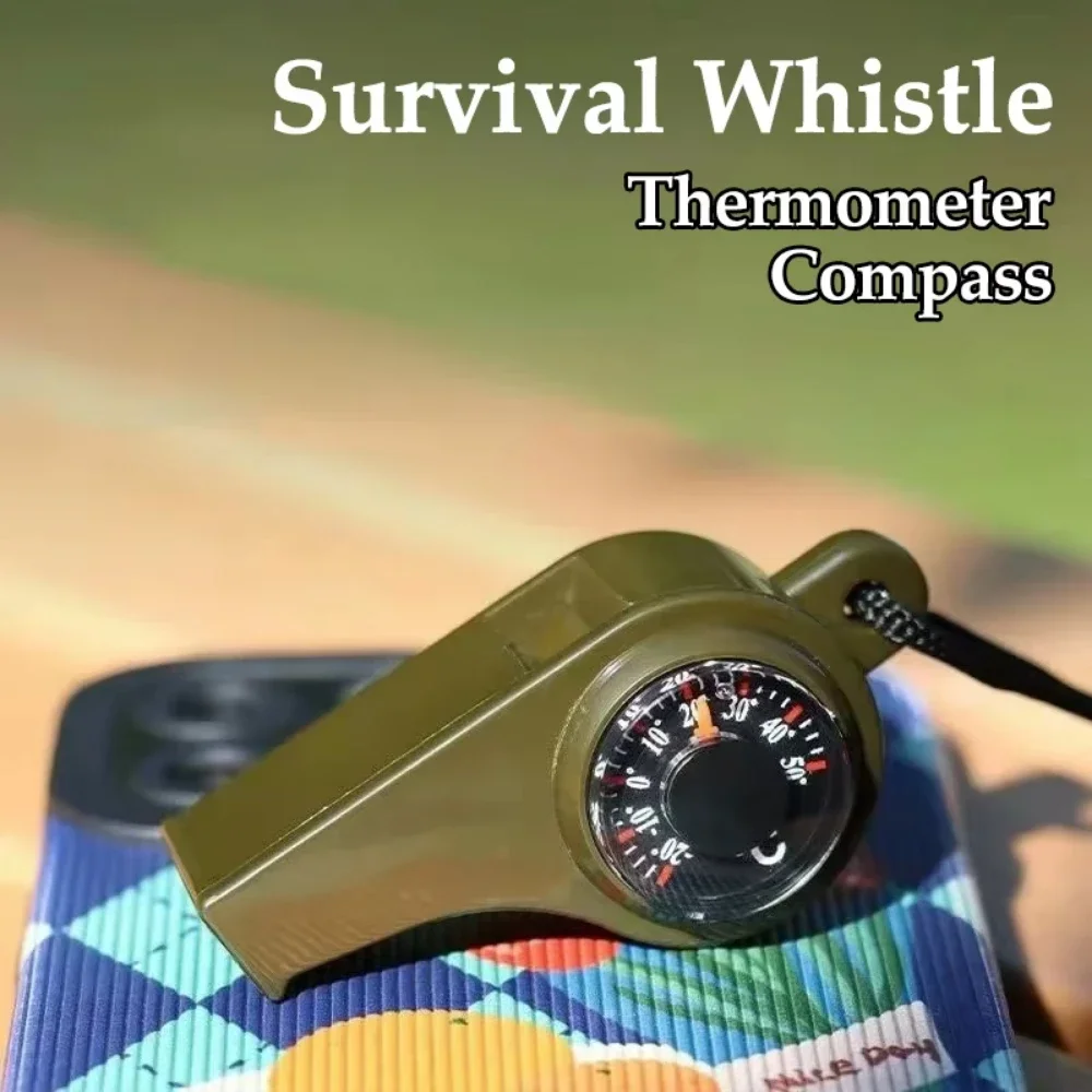 3in1 アウトドア緊急ホイッスル コンパス、温度計、アウト - Fire Starting Kit のレビューと価格