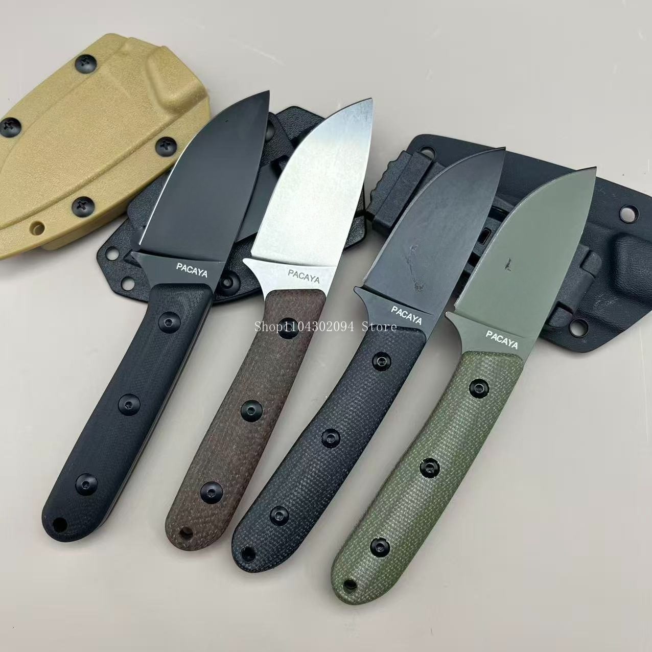パカヤ D2 鋼高硬度 EDC ナイフ屋外固定ナイフデイリー - Bushcraft Knife Fixed のレビューと価格