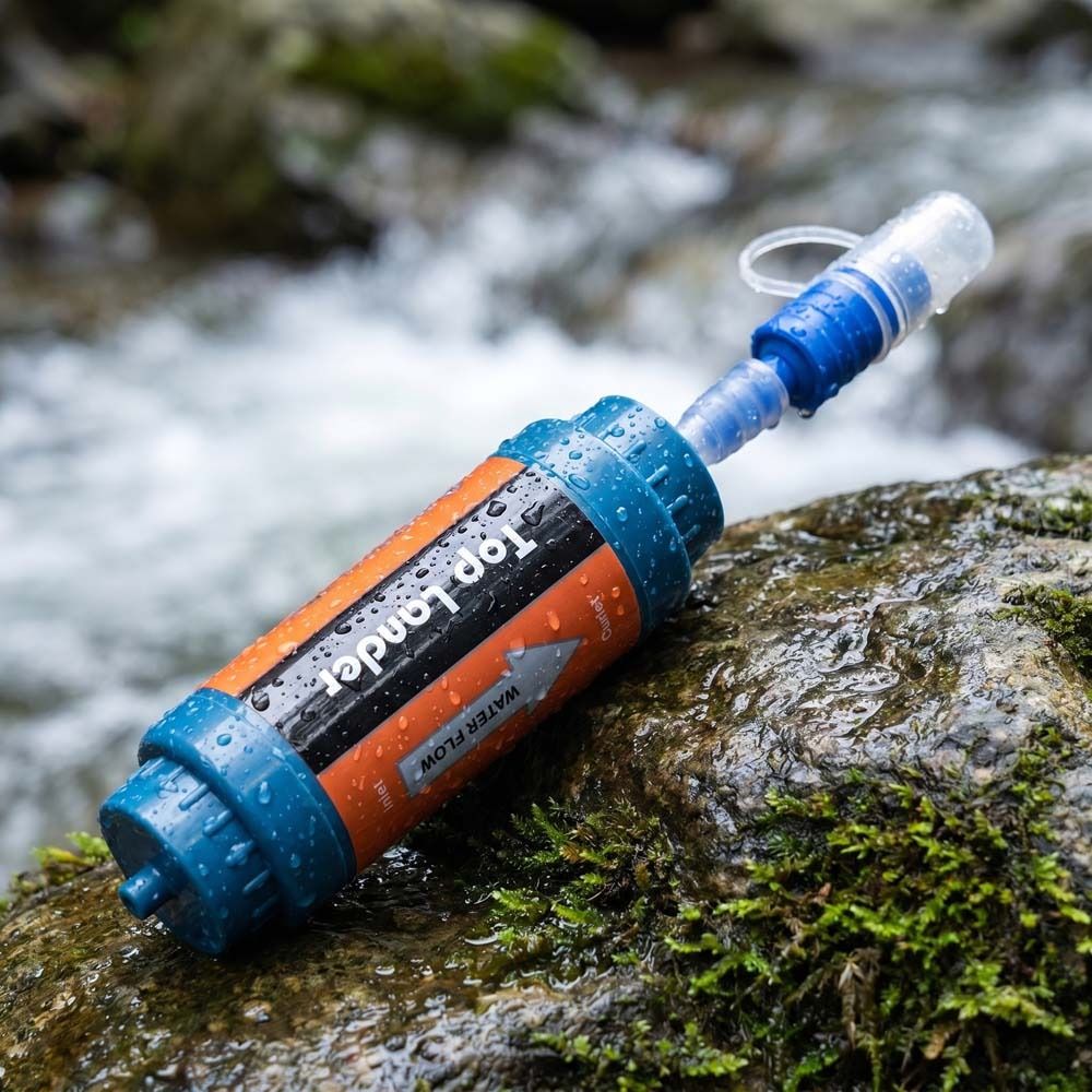 ミニミニ浄水器ストロー浄水器浄化水フィルターサバイバルTUP - Water Purification Straw のレビューと価格
