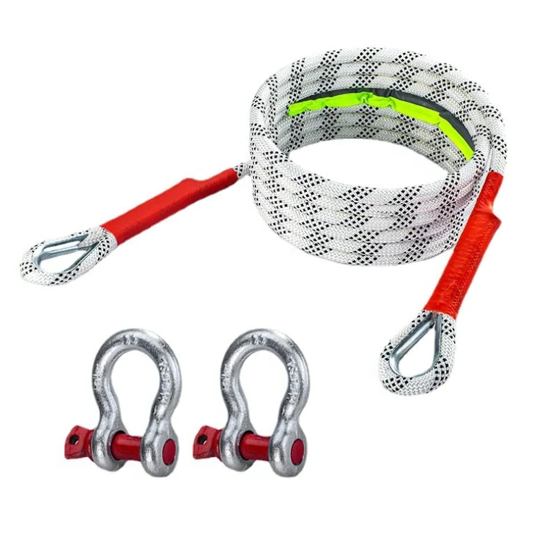 新型車牽引ロープ オフロード車牽引可能 20トン救助ロープ  - Rescue Rope Throw のレビューと価格