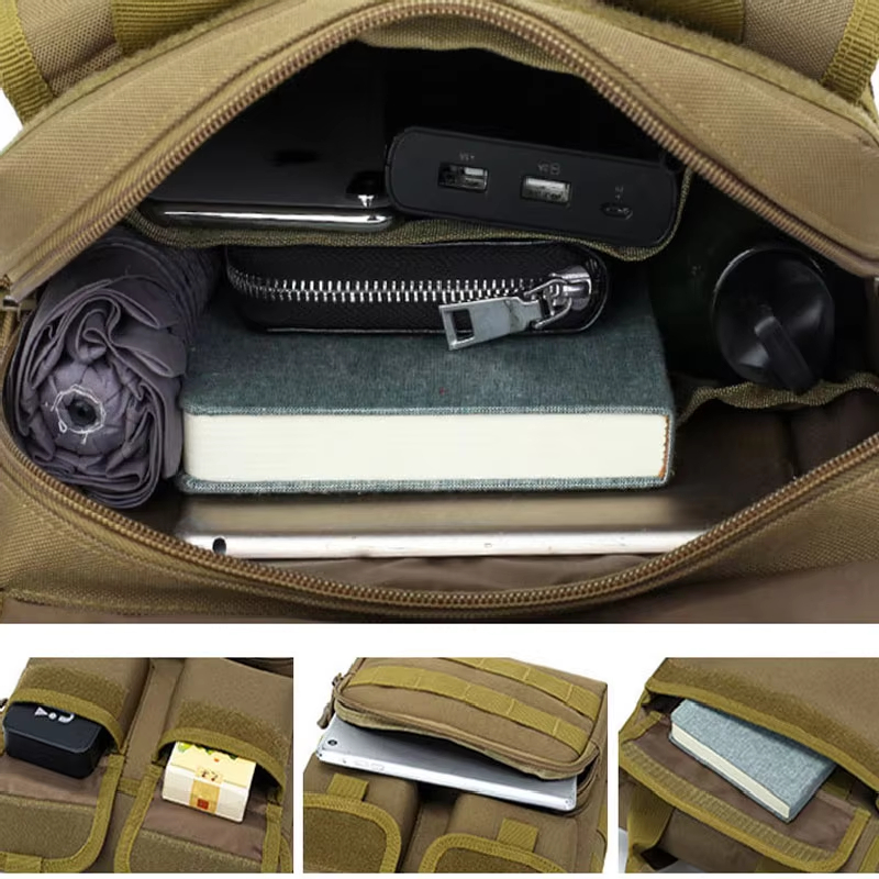 戦術的な男性ショルダーバッグアウトドア旅行スポーツハイキング - Fishing Kit Compact のレビューと価格