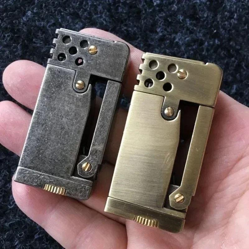 新しいヴィンテージ金属灯油ライターレトロガソリンシガーライタ - Fire Starting Kit のレビューと価格