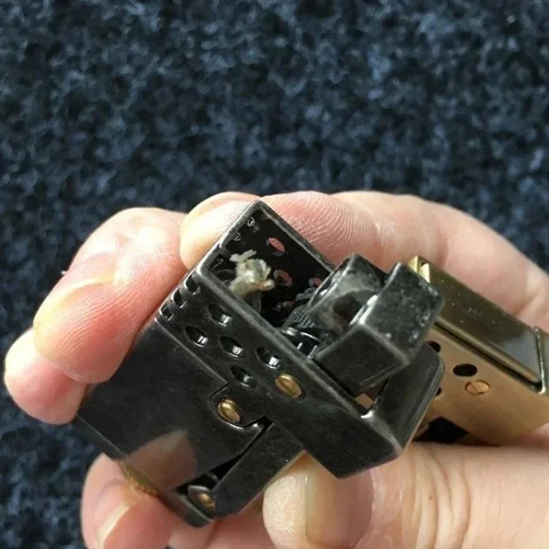 新しいヴィンテージ金属灯油ライターレトロガソリンシガーライタ - Fire Starting Kit のレビューと価格