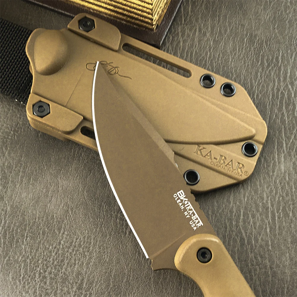 BK18 アウトドア固定刃ユーティリティナイフ 保護シース付 - Bushcraft Knife Fixed のレビューと価格