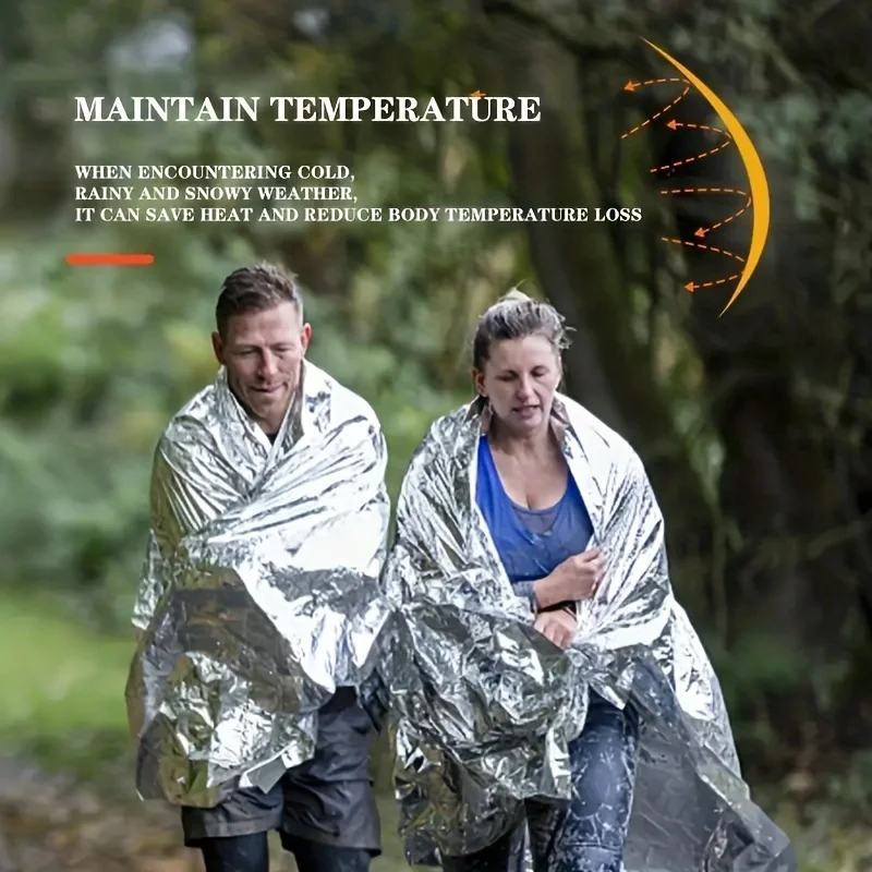 1 個屋外サバイバルポータブル救急ブランケット防寒日焼け止め - Survival Blanket Reflective のレビューと価格