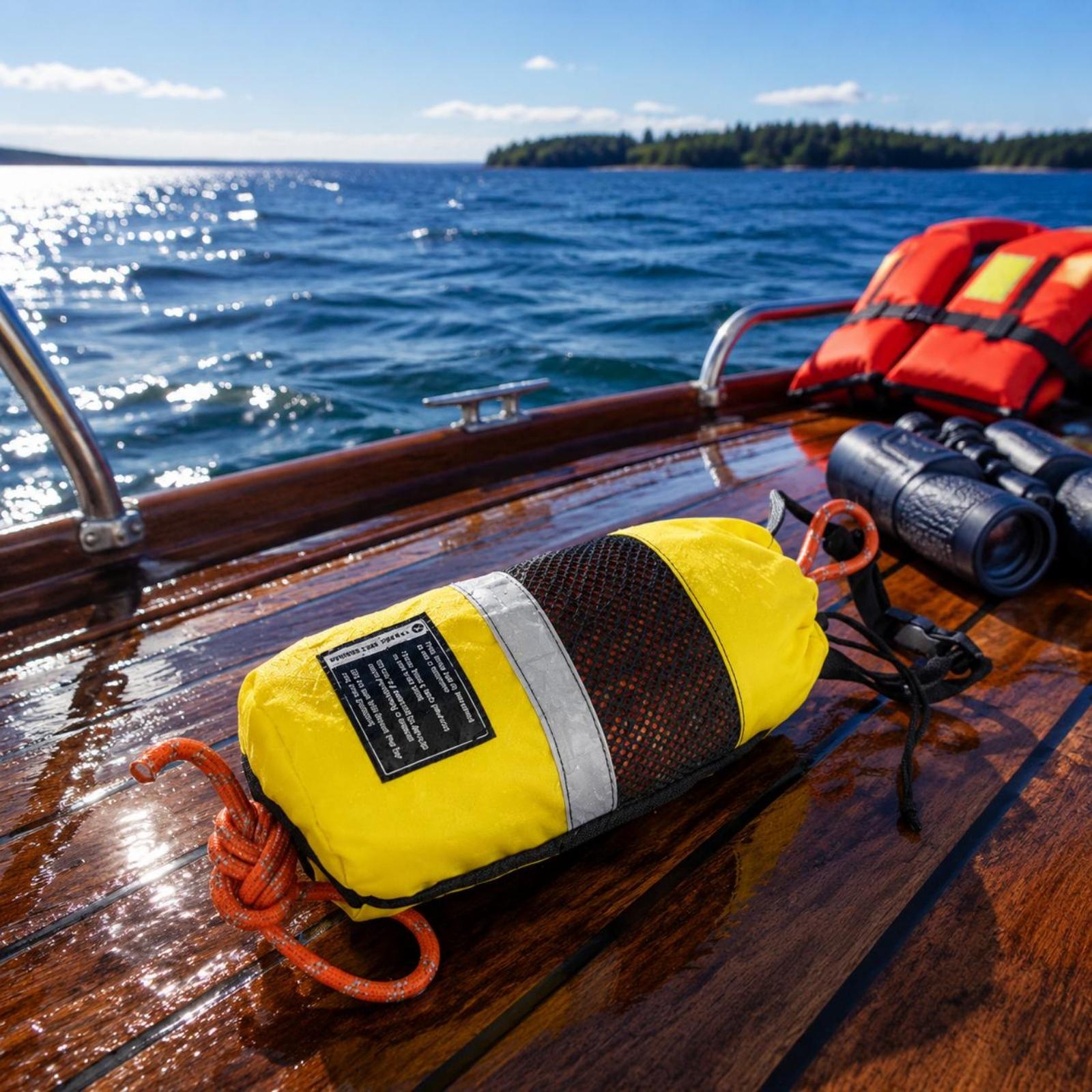 安全投げロープ 水上安全用品 浮遊緊急ライン 反射投げ袋 ボ - Rescue Rope Throw のレビューと価格