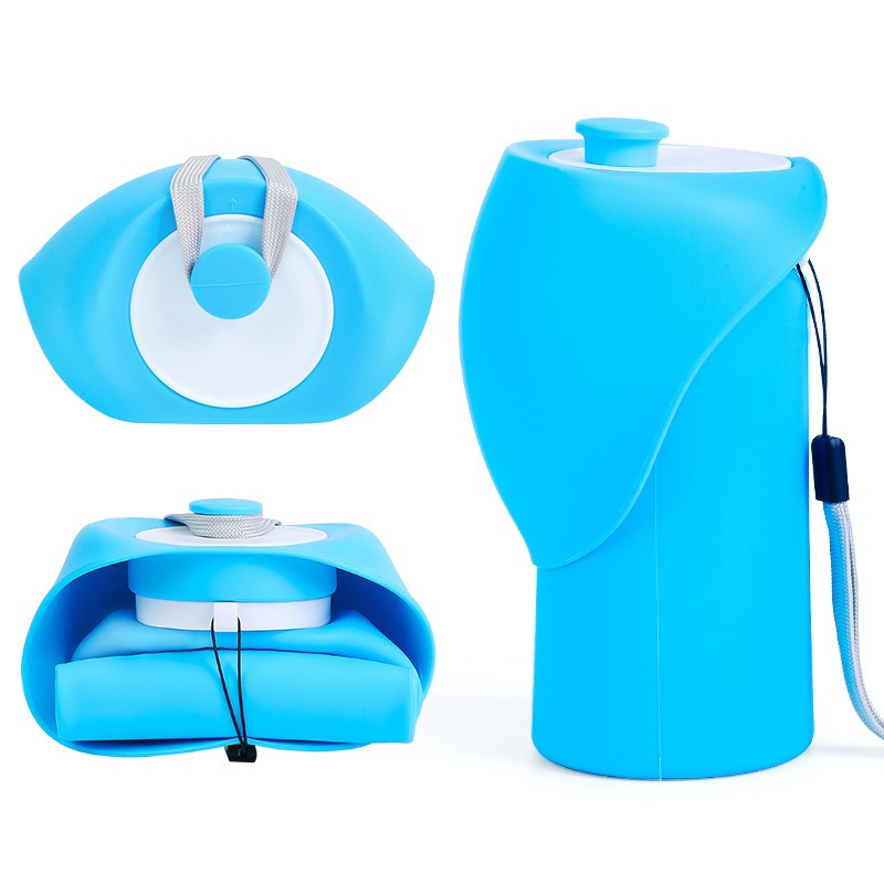 ペット用携帯水筒：折りたたみ式犬用給水器（飲水トレイ付き）- - Water Bag Collapsible のレビューと価格