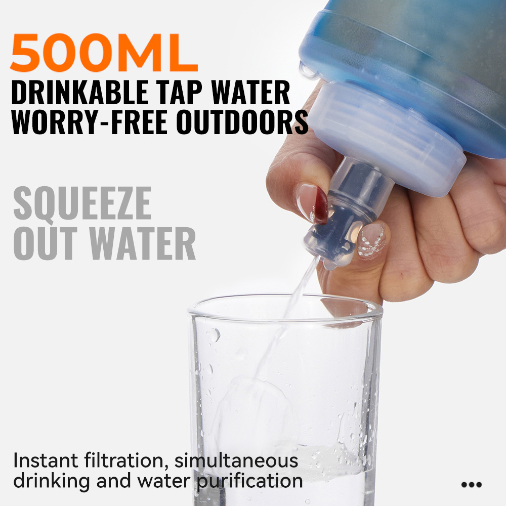 WRELS ウォーターフィルターボトル 折りたたみ式ソフトウ - Water Bag Collapsible のレビューと価格