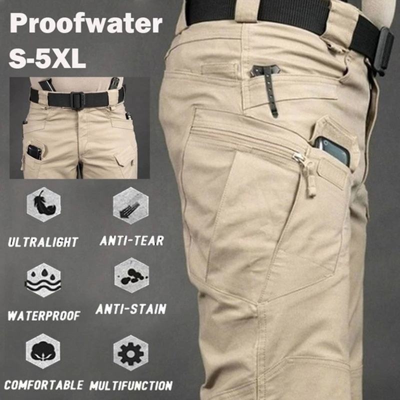 メンズタクティカルカーゴパンツ 6XL プラスサイズアウトド - Fishing Kit Compact のレビューと価格