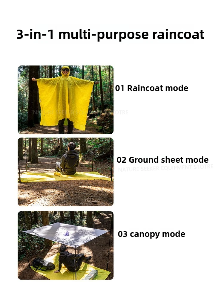 15D/210T レインコート防水レインポンチョカバー超軽量 - Emergency Poncho Rain のレビューと価格